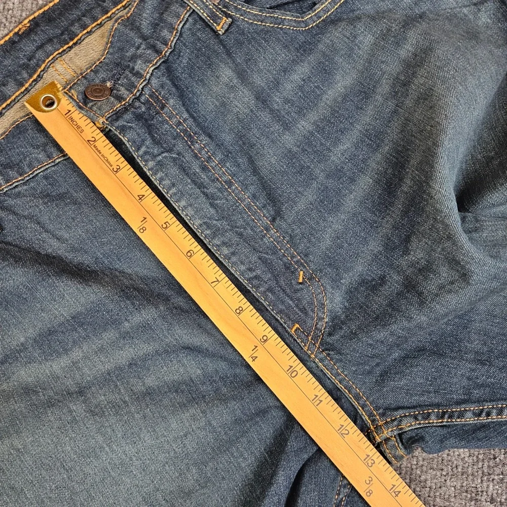 Levis 514 Jeans Men's 40x30 Straight Fit Stretch Dark Wash Denim NEW Casual Blue - Picture 5 of 13